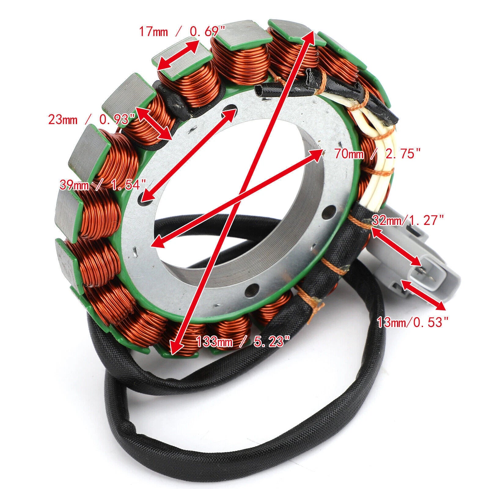 Charging Coil for Kawasaki Mule 3000 3010 3020 (2008–2009)