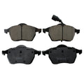 Set of 4 Akebono EURO Front Ceramic Disc Brake Pads for Audi TT Quattro (2000–2014)