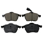Set of 4 Akebono EURO Front Ceramic Disc Brake Pads for Audi TT Quattro (2000–2014)