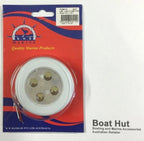4 LED Waterproof Compact Cockpit Courtesy Light for Boat Caravan (12/24 Volt)