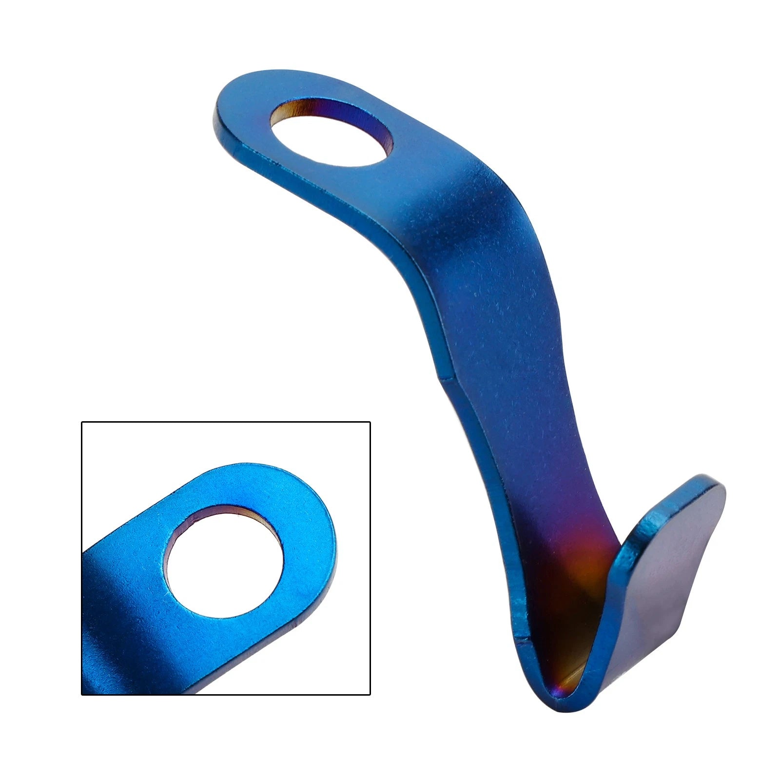 Helmet Hook Hanger Storage Holder for Motorcycle (Universal) - Blue