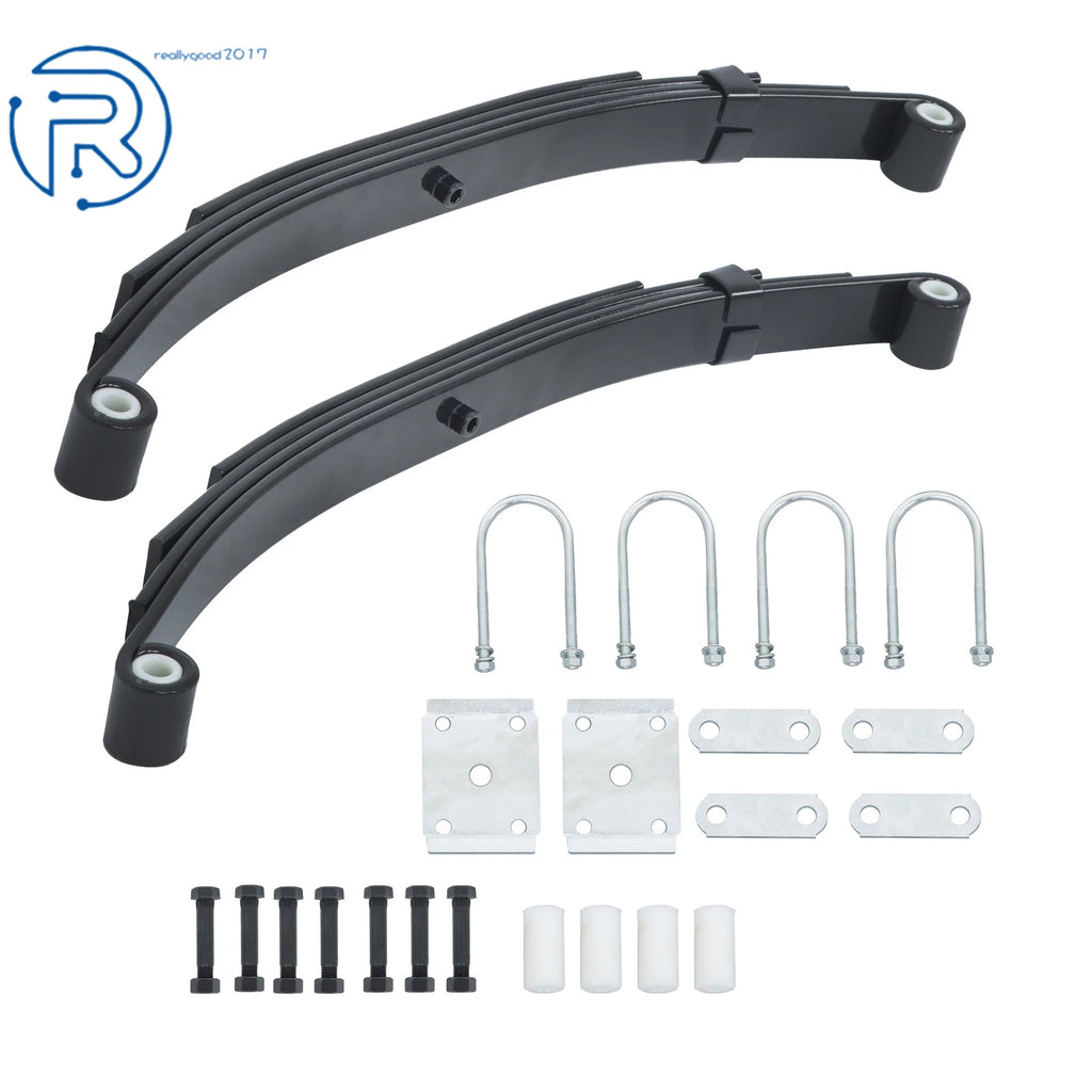 Set of 4 Leaf Springs for Trailer Axle Suspension (3500lbs)