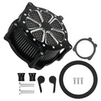 Air Cleaner Intake Filter Kit for Harley Sportster XL883 XL1200 (2004–2022) Black