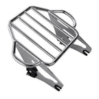 Chrome Luggage Rack with 4 Docking Hardware for Harley Touring Street Glide (2014–2024)