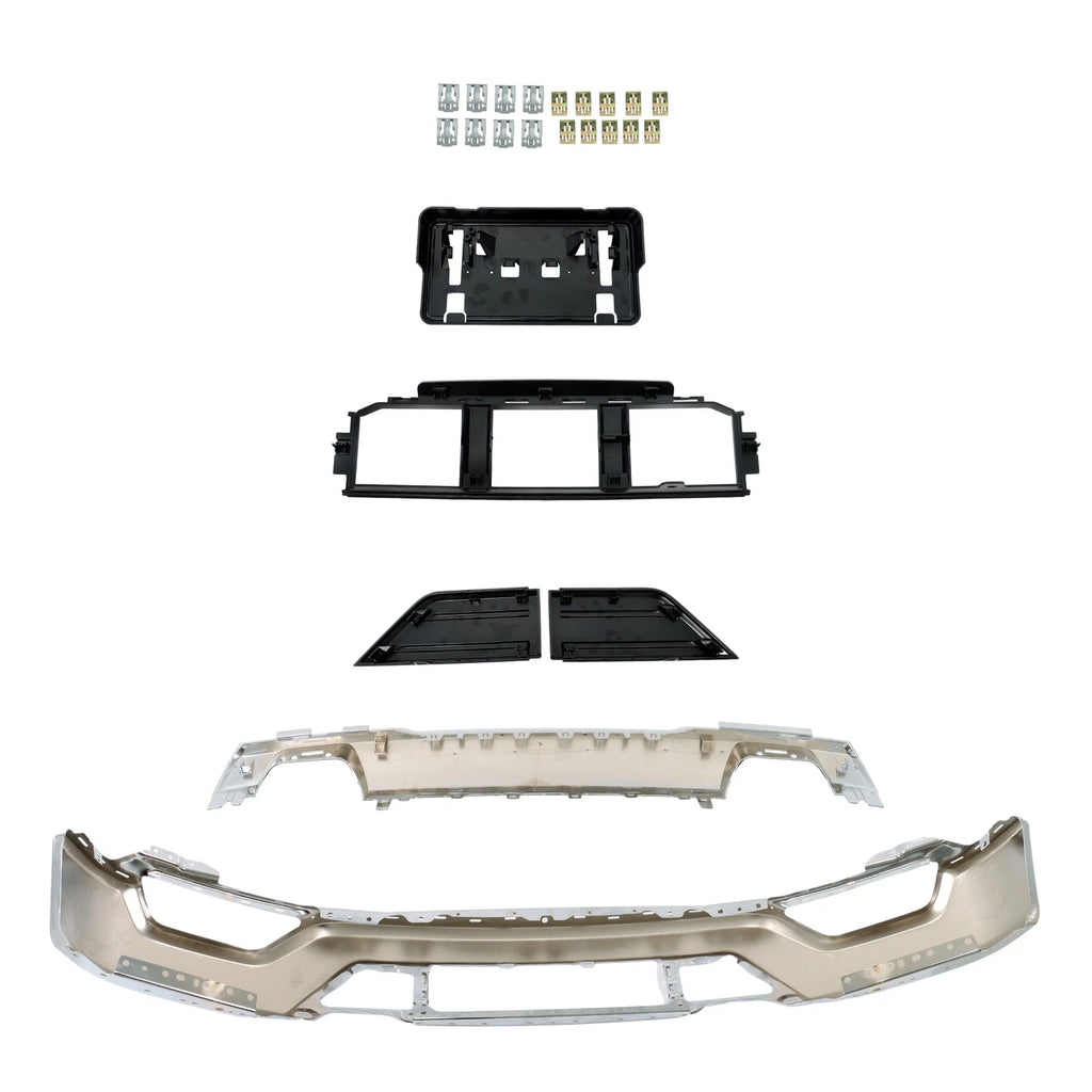 Set of 6 Chrome Front Bumpers for Ford F150 (2021–2023)
