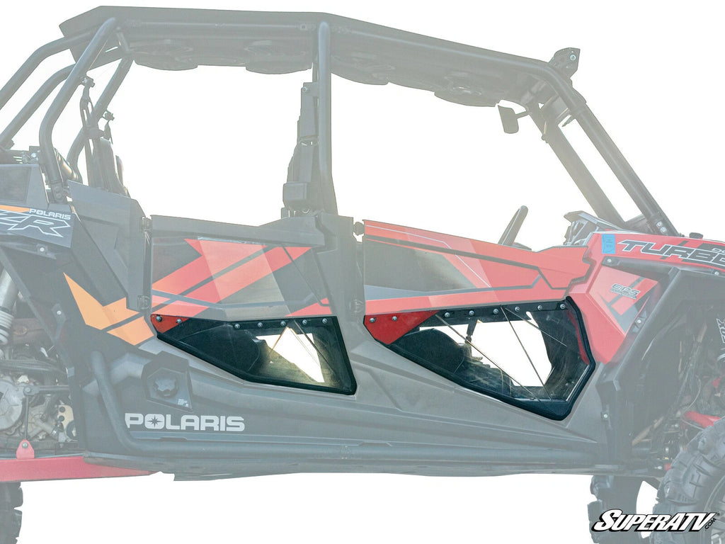 2X Clear Lower Doors for Polaris RZR XP 4 Turbo S (2019+)