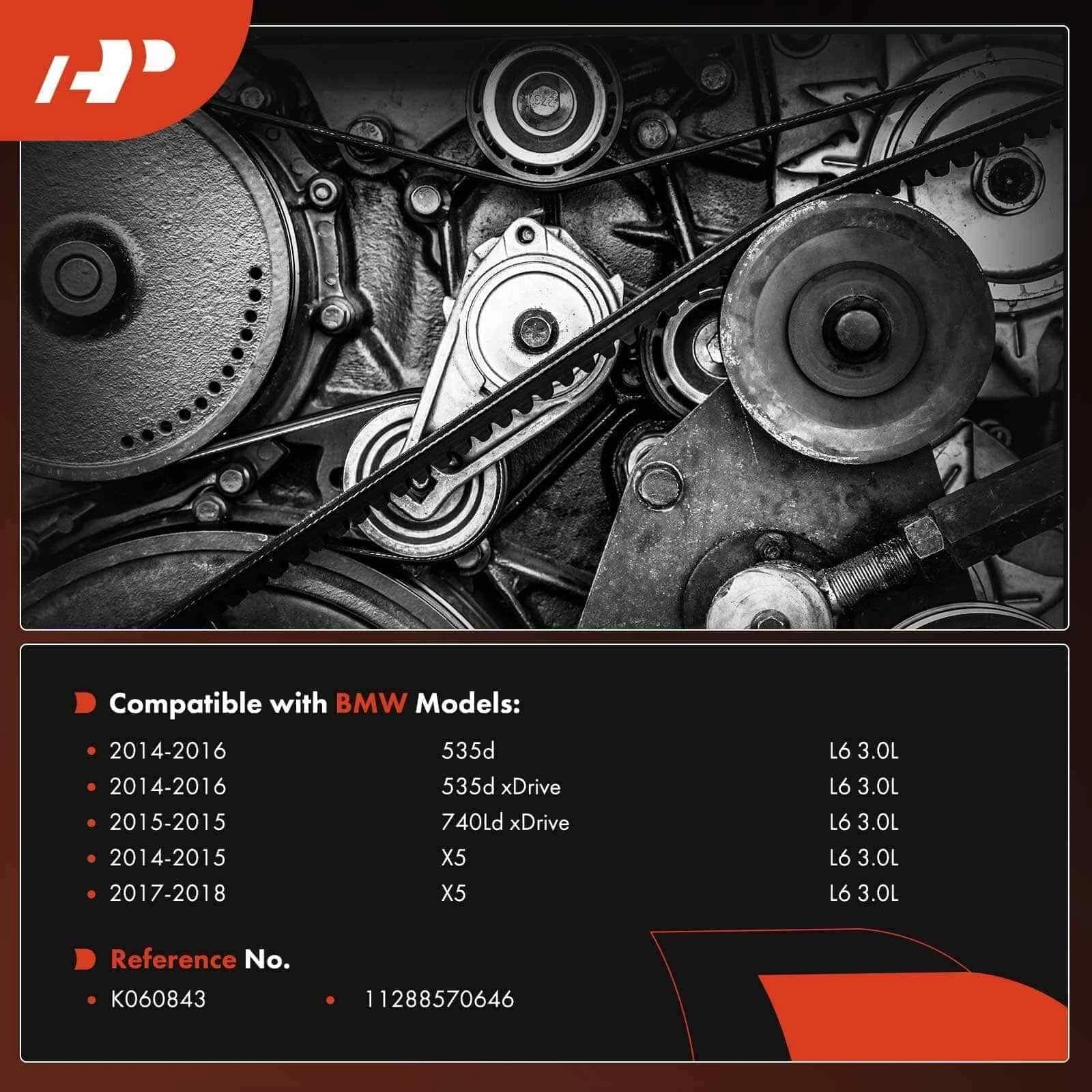 Serpentine Belt for BMW 535d (2014-2016)