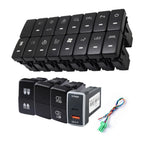 Green LED Light Bar Dashboard Control Switch for Honda Accord (2003–2007)