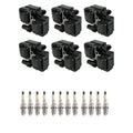 Set of 6 NGK Ignition Coils & Platinum Spark Plugs for C32 AMG SLK32 AMG Crossfire (2001–2004)