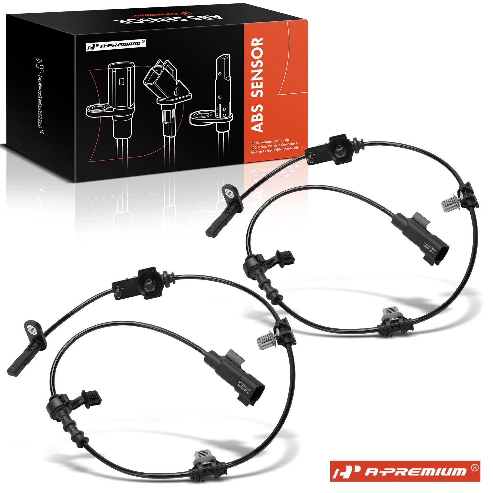 2X Rear ABS Wheel Speed Sensor for Chevrolet Traverse (2018–2024) GMC Acadia