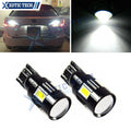Super Bright White Projector LED Backup Reverse Lights for 912 921 T15 W16W (–)