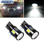 Super Bright White Projector LED Backup Reverse Lights for 912 921 T15 W16W (–)