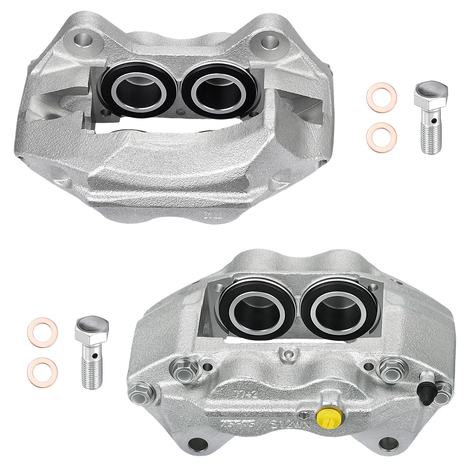 Set of 2 Front Disc Brake Calipers for Toyota Tacoma (1995–2004)