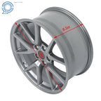 Set of 4 Alloy Wheel Rims for Tesla Model 3 (2017–2021)