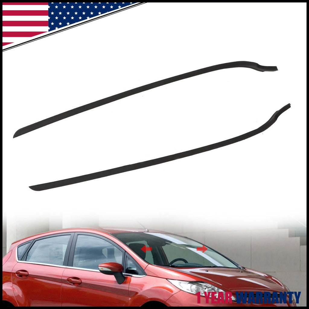 2X Windshield A-Pillar Trim Moulding for Ford Fiesta (2011–2019) RH+LH