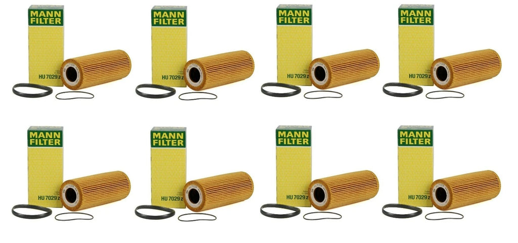 Set of 8 Engine Oil Filters for VW Touareg, Porsche Cayenne, Audi A4, A7, SQ5 (2004–2021)