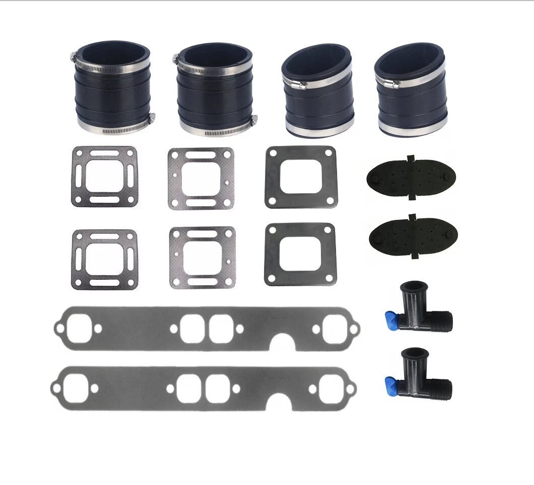 Exhaust Manifold Bellow Tube Kit for MerCruiser GM V8 (4")