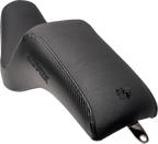Drifter Seat for Dyna (Carbon Fiber, Black Vinyl, Slipstop)