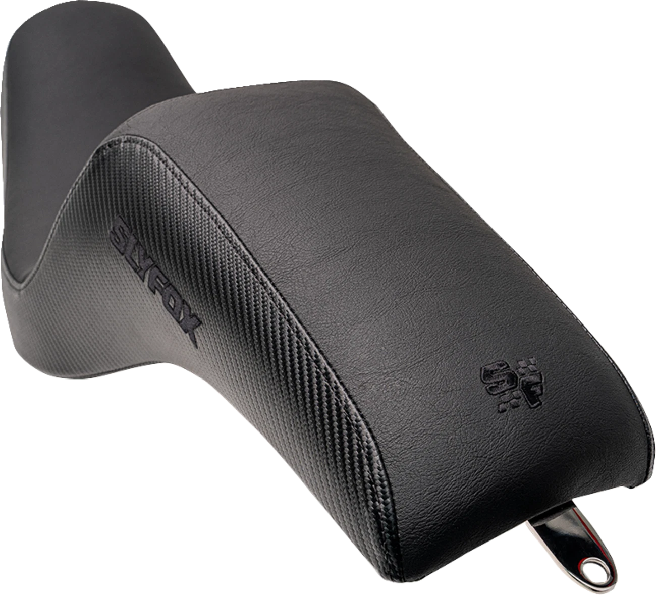 Drifter Seat for Dyna (Carbon Fiber, Black Vinyl, Slipstop)
