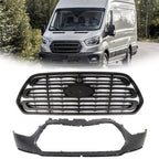 Front Bumper Cover and Upper Grille for Ford Transit 150 250 350 (2015–2019)