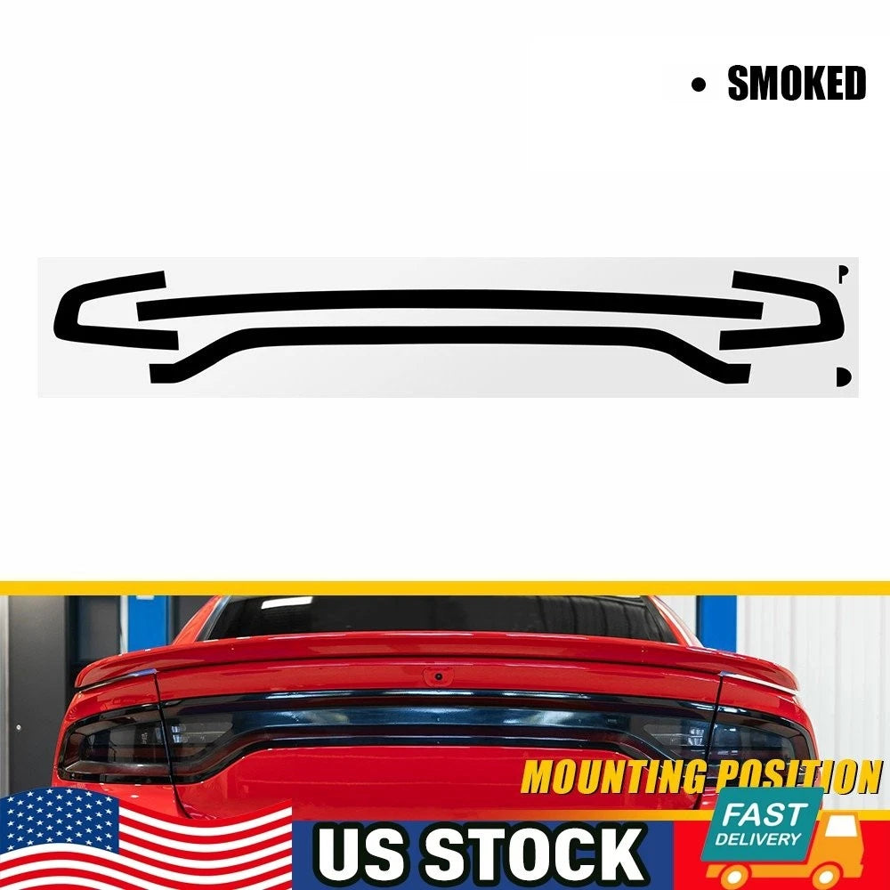 Tail Light Cutout Smoke Precut Vinyl Tint Overlays for Dodge Charger (2015–2023)