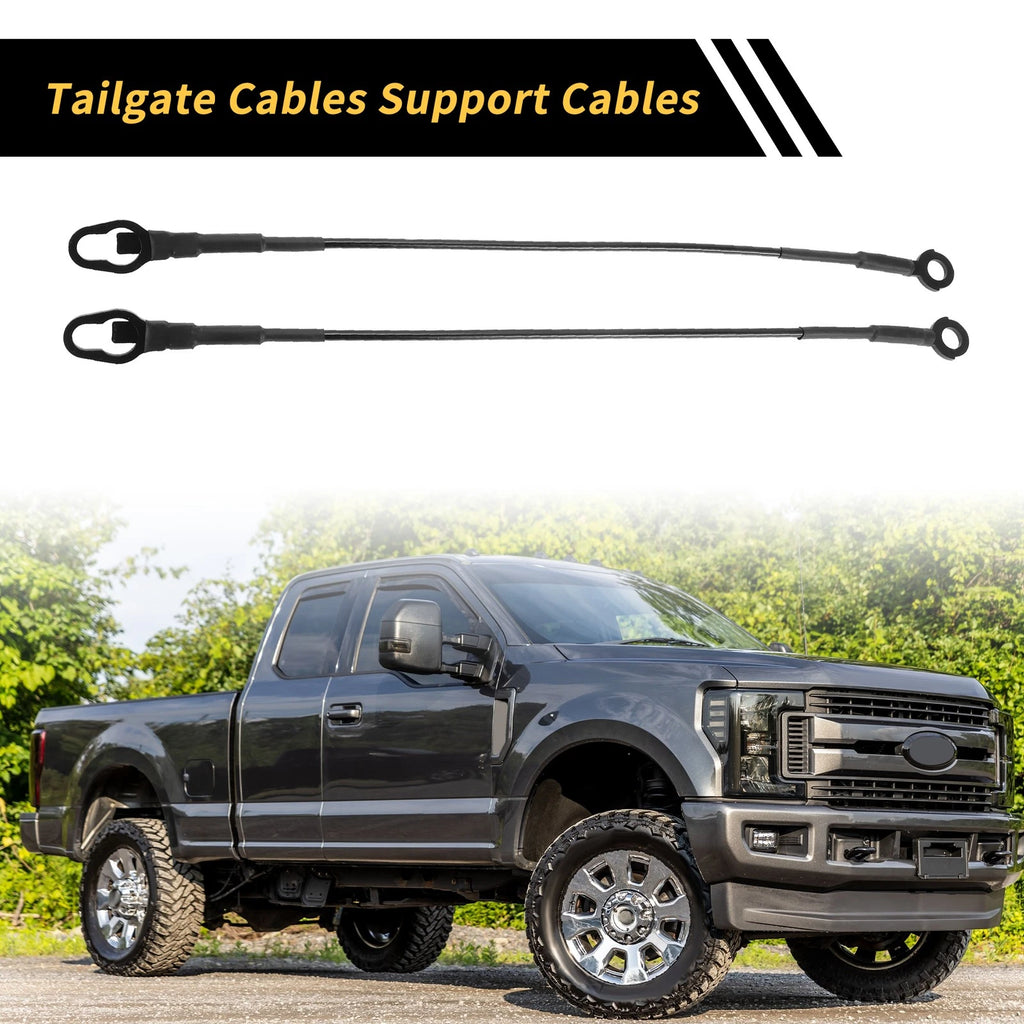 1 Pair Tailgate Cables for Ford F-150 F-250 F-350 (1997–2023)