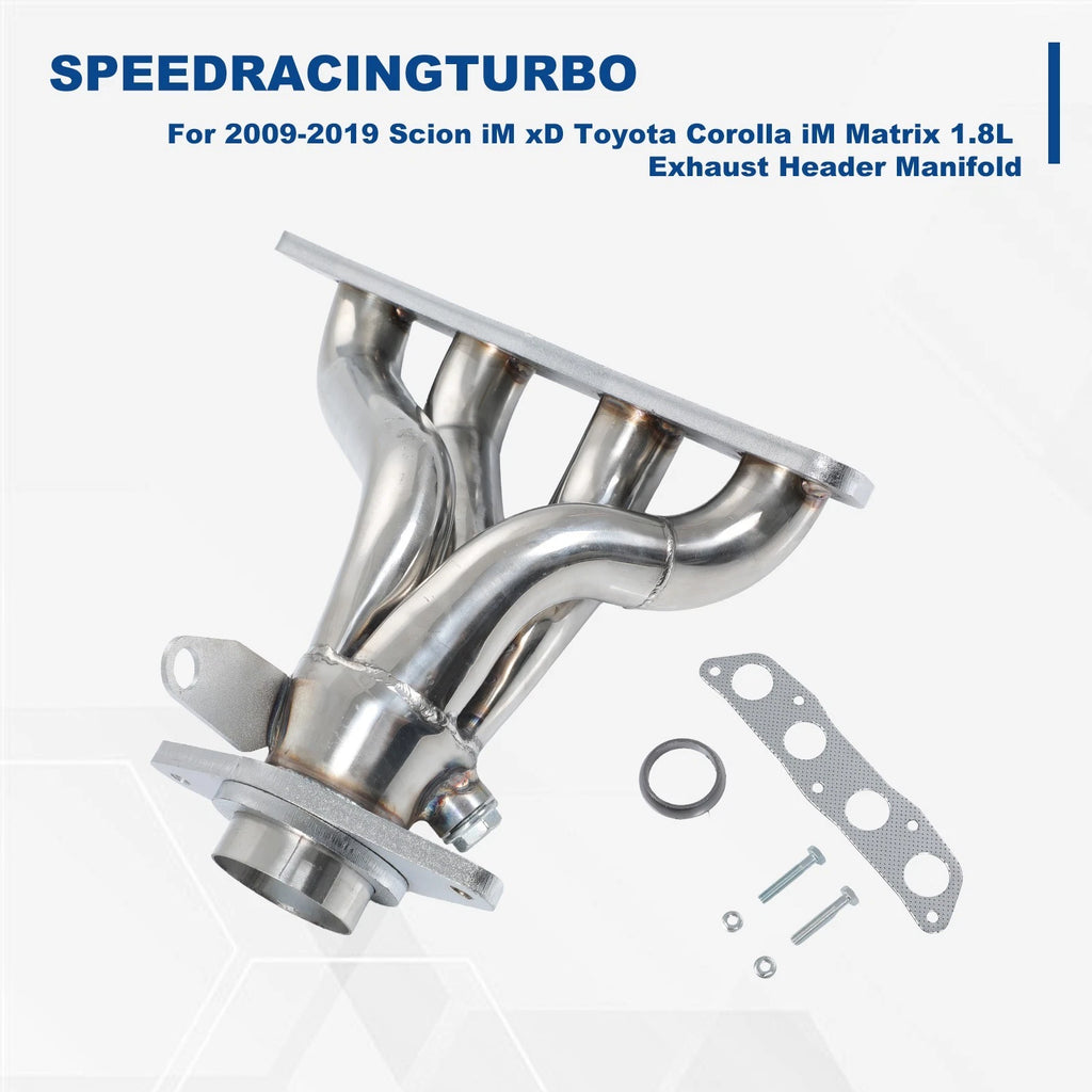 4-1 Exhaust Header Manifold for Scion IM XD Toyota Corolla Matrix (2009–2019)