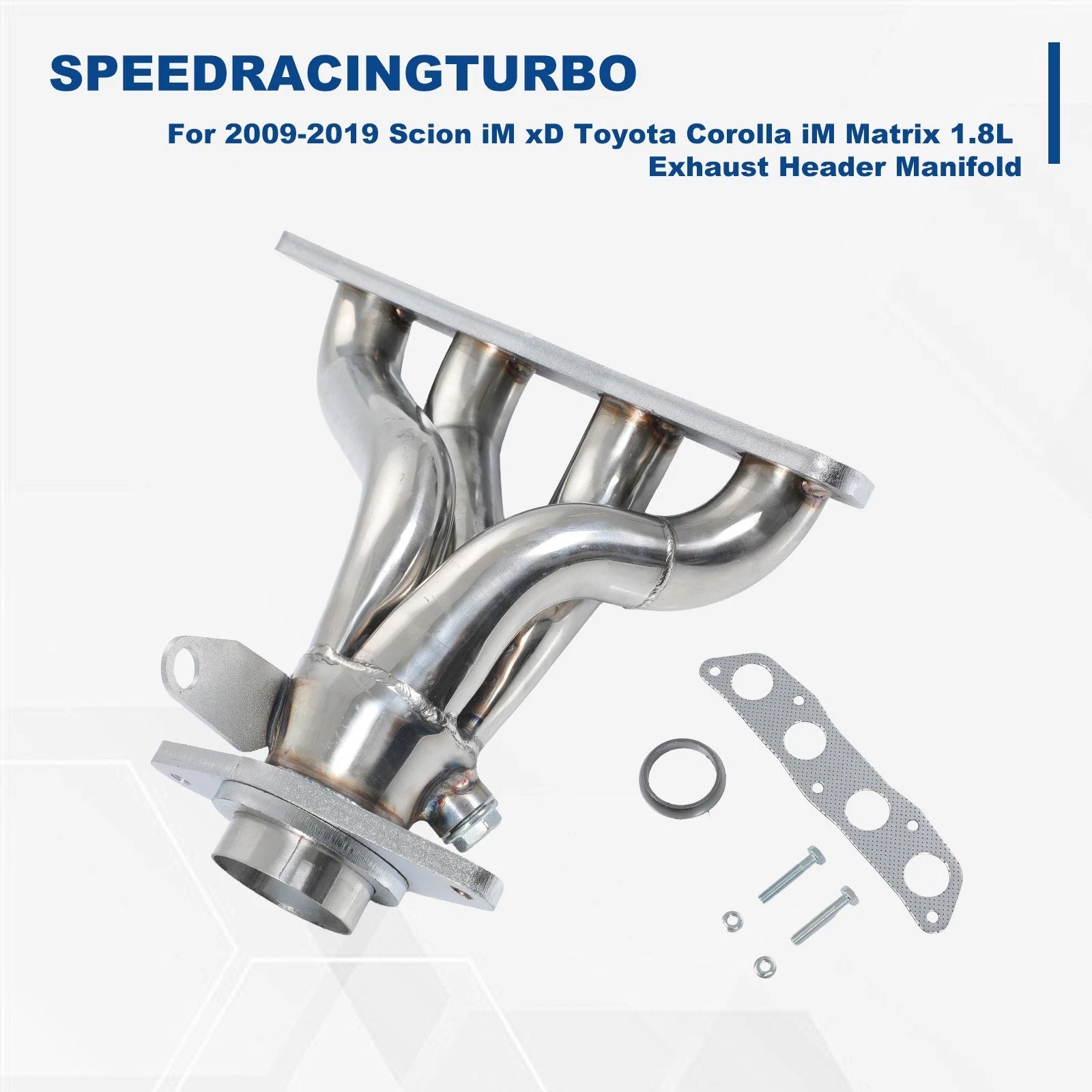 4-1 Exhaust Header Manifold for Scion IM XD Toyota Corolla Matrix (2009–2019)