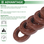 Set of 5 Oil Seal Rotary Shaft Seal FKM Rubber 22x40x8mm