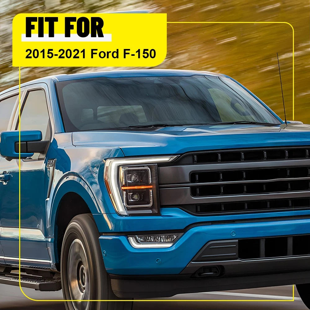 Gloss Black Pillar Cover Posts for Ford F-150