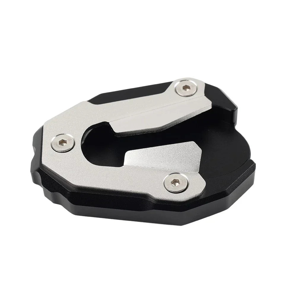 Black Foot Extension Side Stand Enlarger Plate for Tiger 900 RALLY GT (2020-2023)