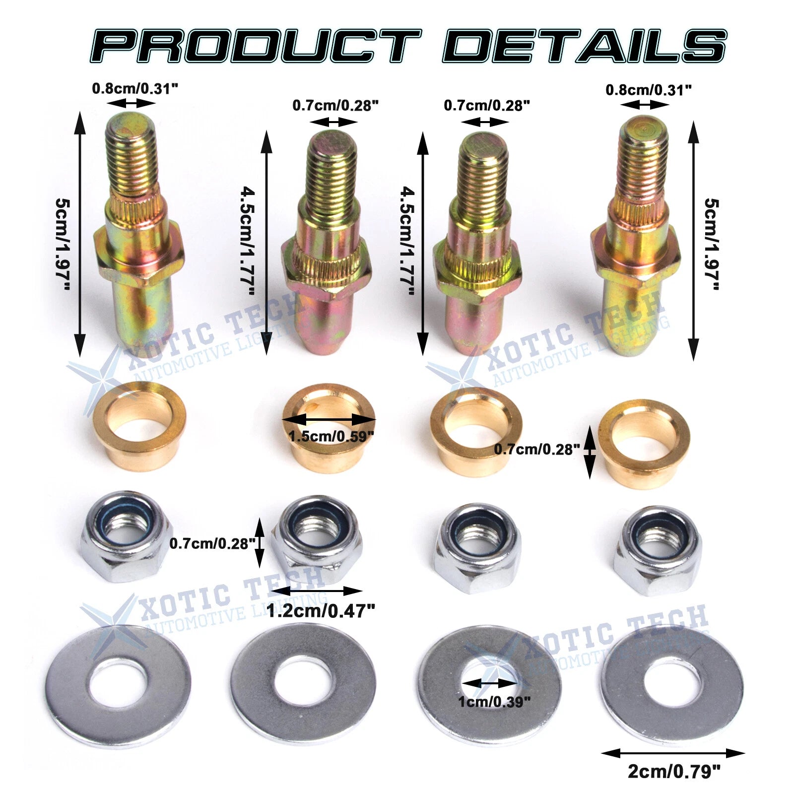 Door Hinge Pin & Bushing Kit for Chevy Silverado GMC Sierra (1999-2002)
