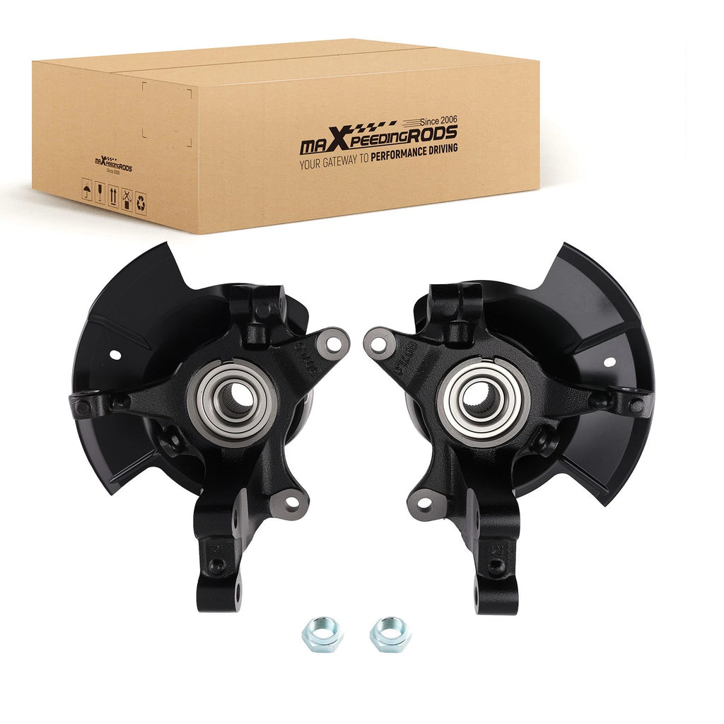 2X Front Wheel Hub Bearing Steering Knuckle Assembly for Ford Edge (2011–2014)