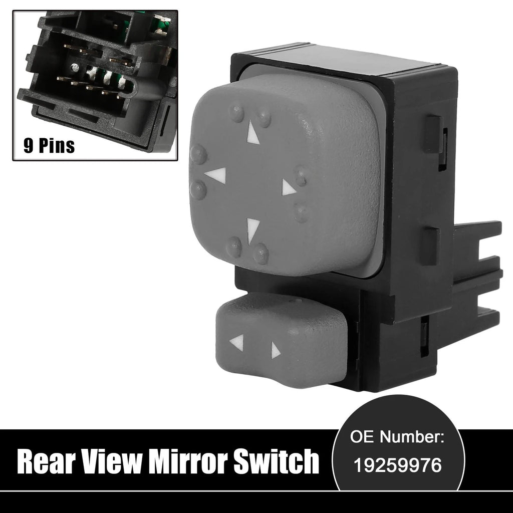 Power Rear View Mirror Switch 19259976 for Chevrolet S10 (1998–2004)