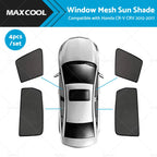 4X Foldable Window Mesh Sun Shade for Honda CR-V (2012–2017)