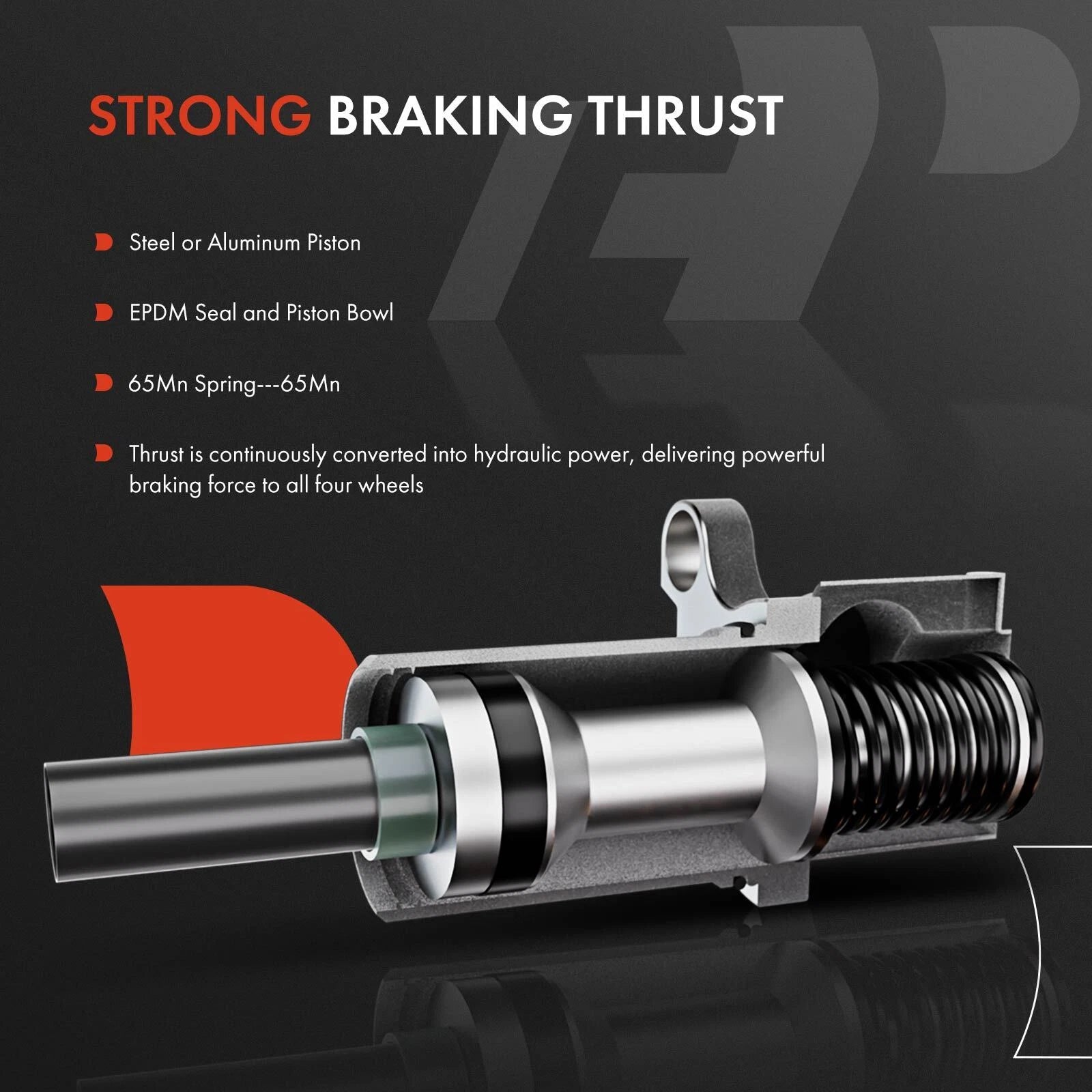 Brake Master Cylinder with Reservoir for Honda CR-V (1997–2001)