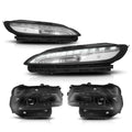 LED Daytime Running Lamps Projector Headlights for Cherokee (2014–2018)