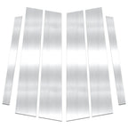 6pc. Luxury FX Stainless Steel Pillar Post Trim for 2011-2017 Lexus CT Hatchback