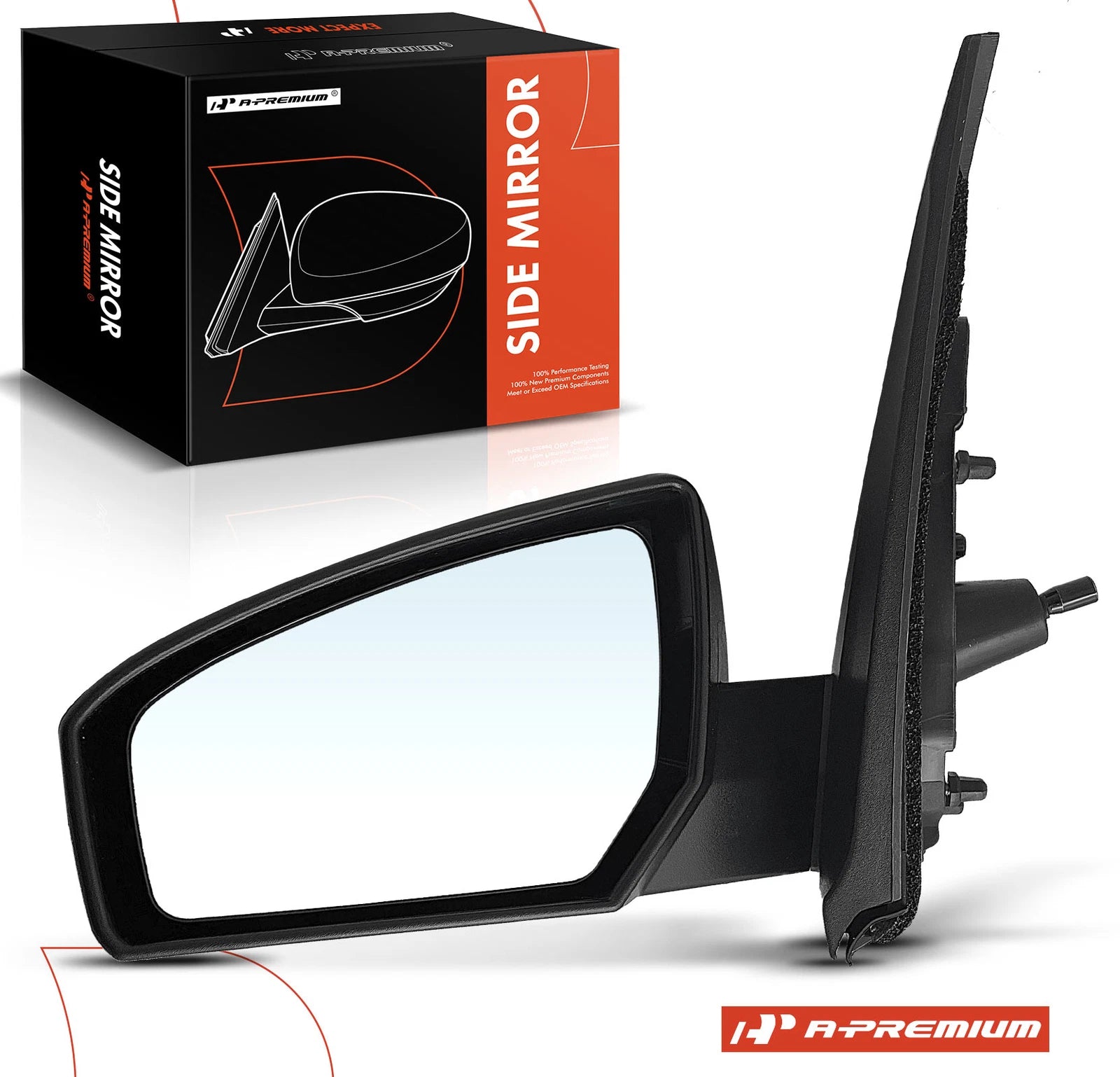 Driver Side Manual Folding Mirror for Nissan Sentra (2007–2012)