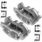Pair Front Brake Calipers with Brackets for Chevy Impala (2012-2013)