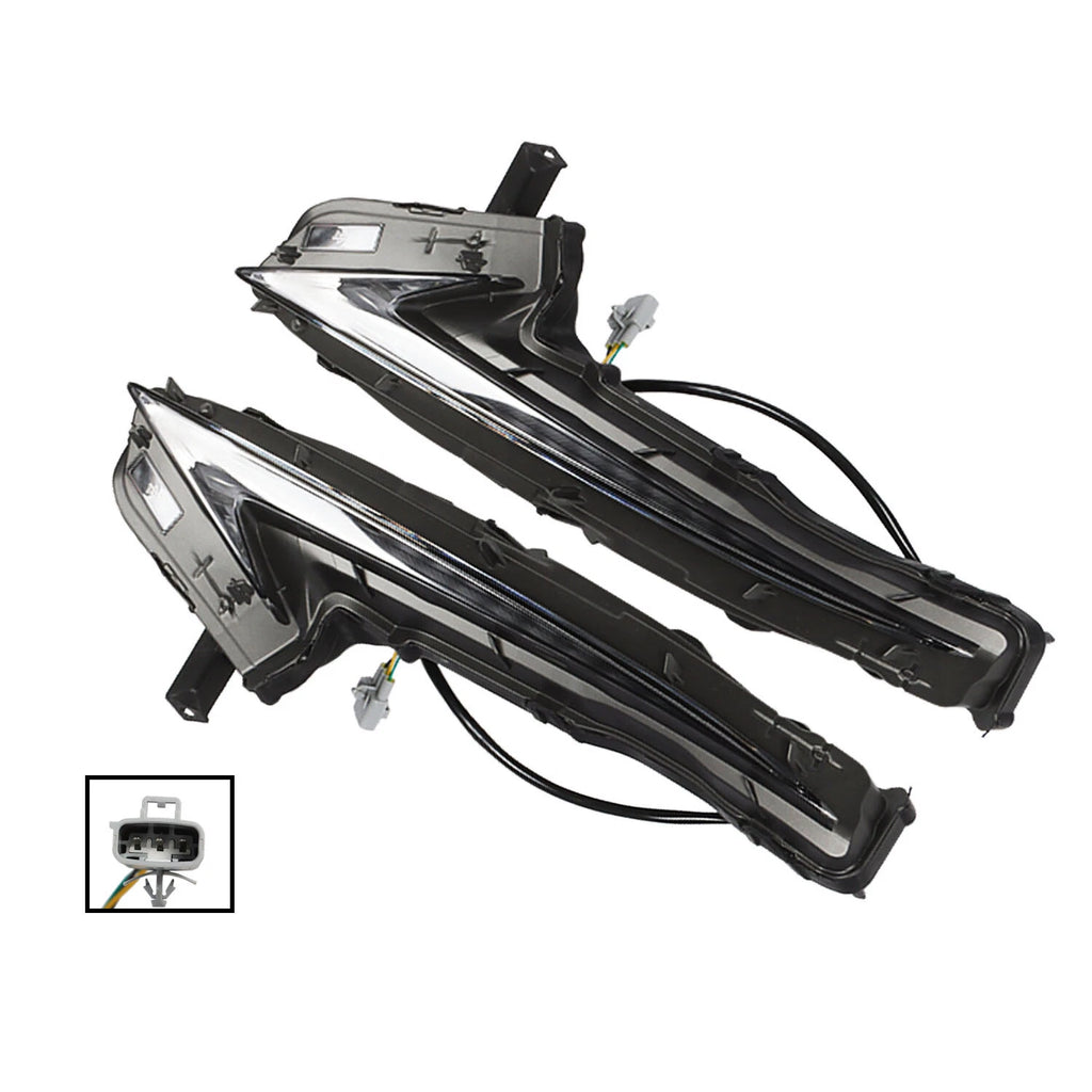 2X Daytime Running Light Lamp for Lexus IS250 IS300 IS200t (2014–2016)