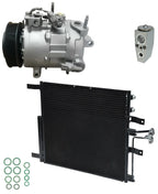 A C Compressor Kit with Condenser for Ram 1500 5.7L (2015–2015)