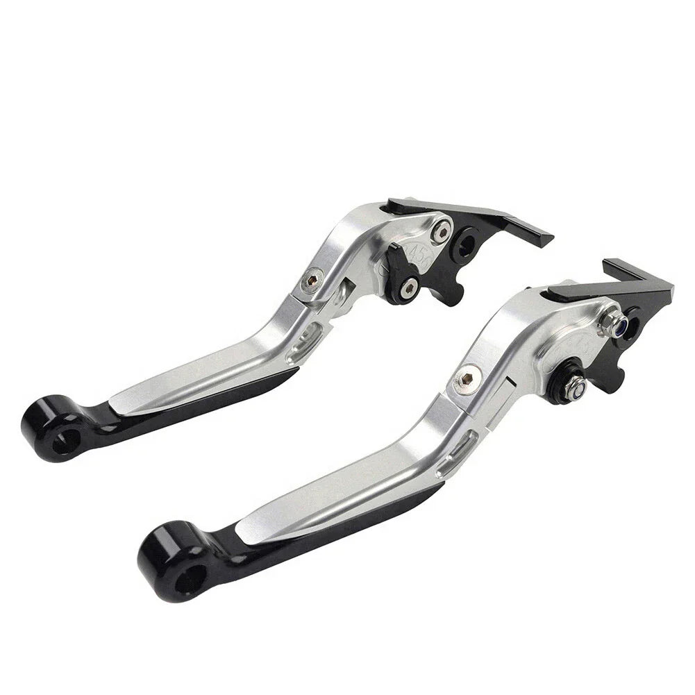 CNC Silver Extendable Brake Clutch Levers for BMW S1000RR S1000R (2015-2019)