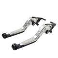 CNC Silver Extendable Brake Clutch Levers for BMW S1000RR S1000R (2015-2019)