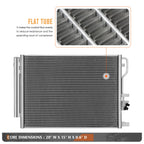 A/C Condenser for Hyundai Tucson (2016–2018) OE Style Aluminum Core