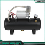 1.5 Gal Air Tank for Train Horn Compressor System 12V (150 Psi)