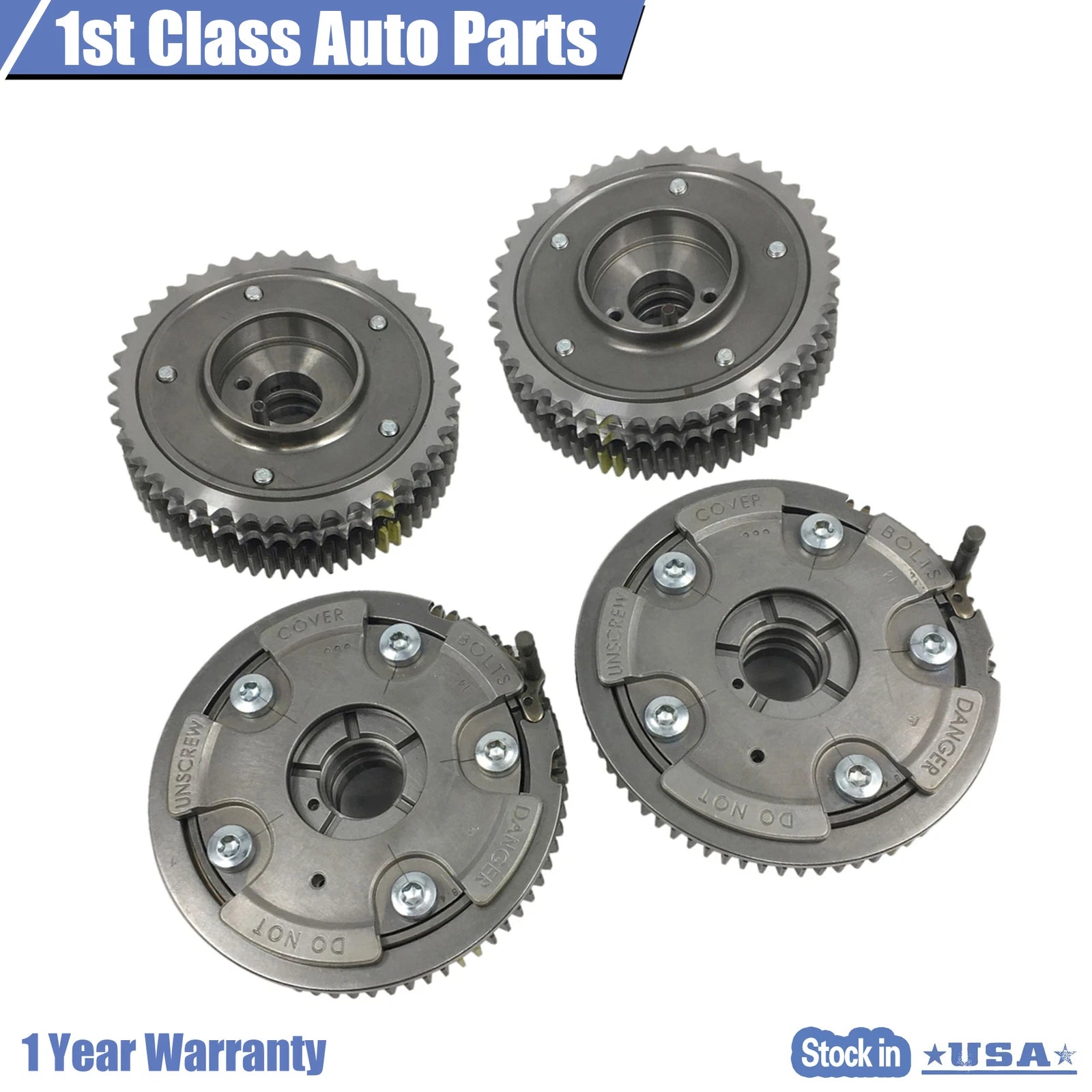 Set of 4 Camshaft Adjusters for BMW C350 E350 ML350 R350 (2006–2012)