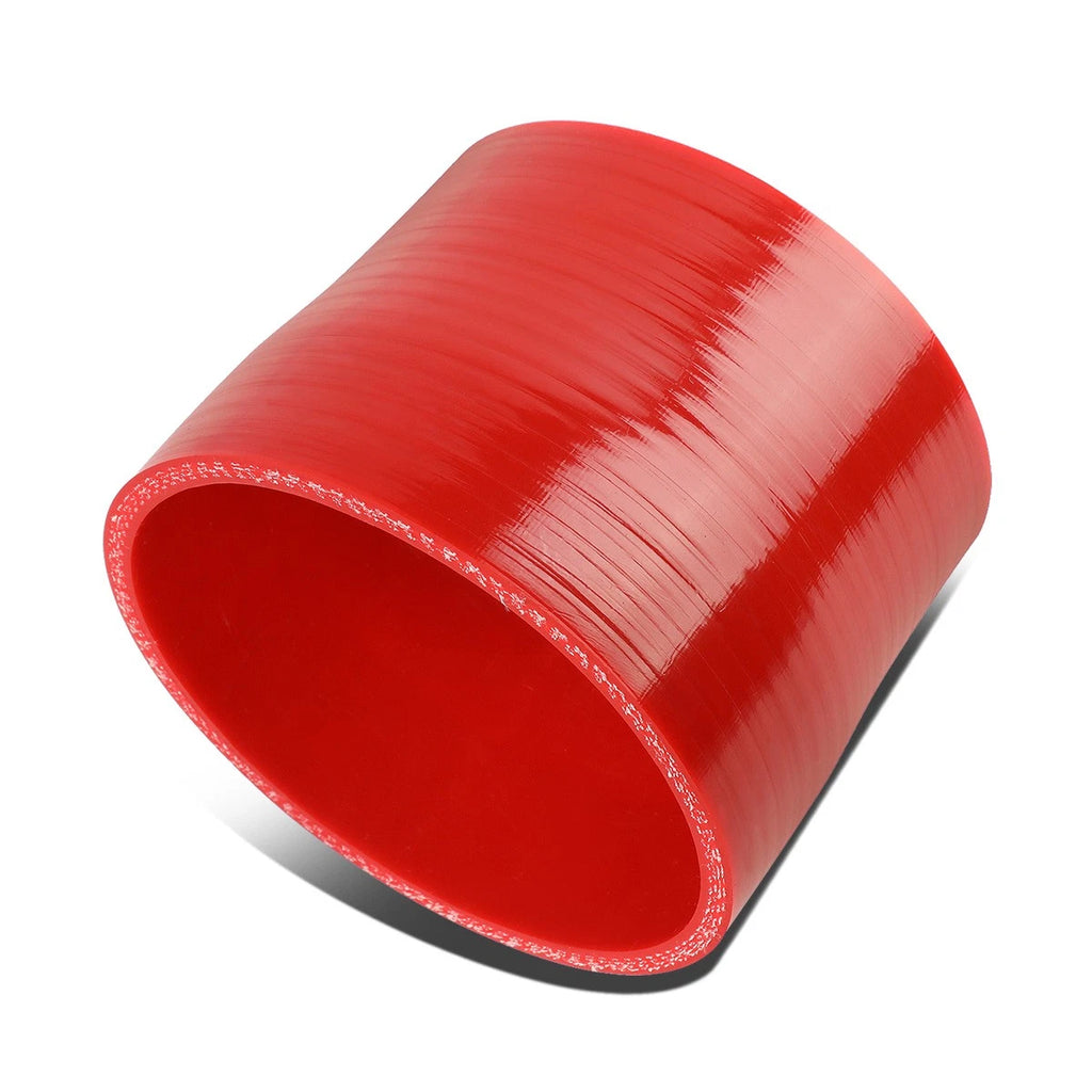 3.25"-3.5" 3-Ply Turbo Intake Intercooler High Temp Silicone Reducer Hose Red