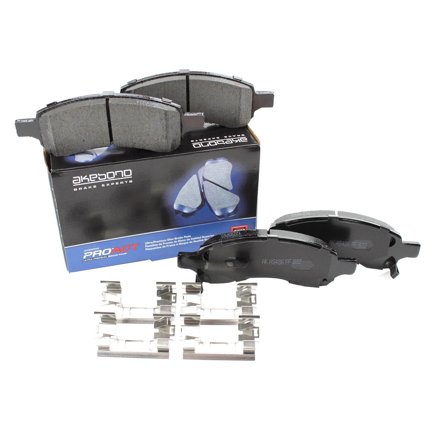 Front ProAct Disc Brake Pads for Buick Rainier, GMC Canyon, Saab 9-7x (2004–2009)