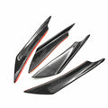 L+R Carbon Fiber Bumper Canard Splitter Diffuser for
